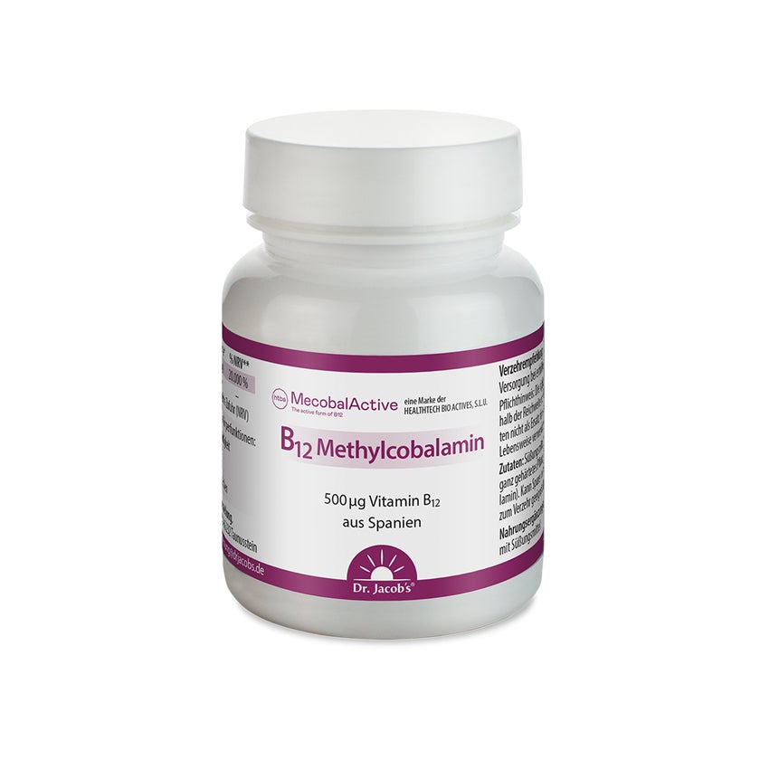 Dr. Jacob's Vitamin B12 Methylcobalamin hochdosiert vegan 60 St