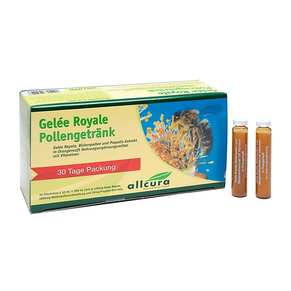Gelee Royale Pollengetränk Trinkampullen 30X10 ml