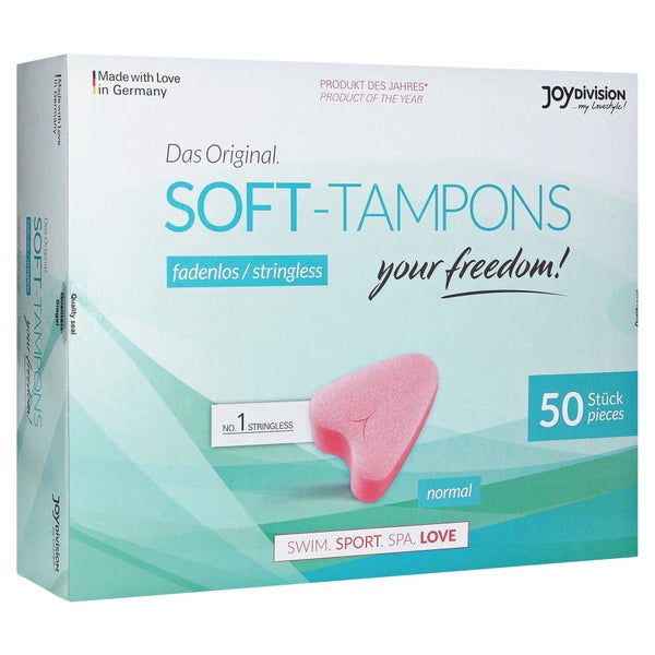 «Soft-Tampons Normal» 50 Stück, fadenlos, weich, diskret (50 Stück) 50 St