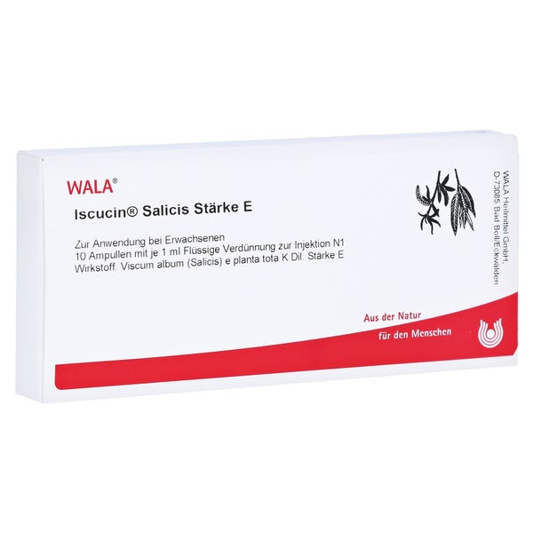 Iscucin Salicis Stärke E Ampullen 10X1 ml
