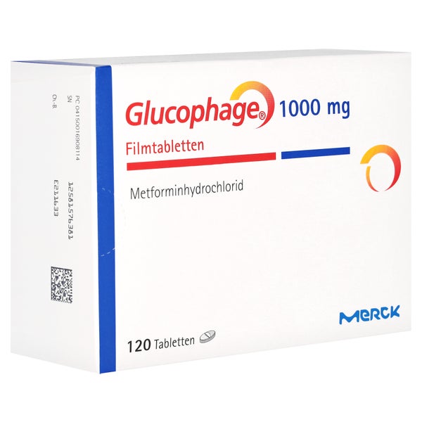 Glucophage 1.000 mg Filmtabletten 120 St