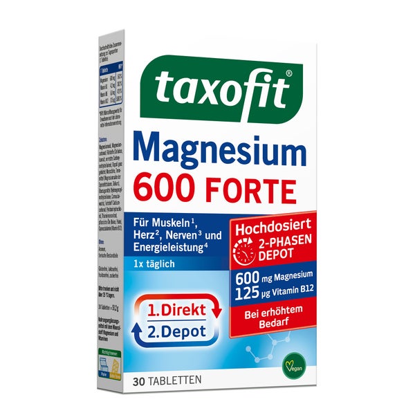 Taxofit Magnesium 600 FORTE Depot Tablet 30 St