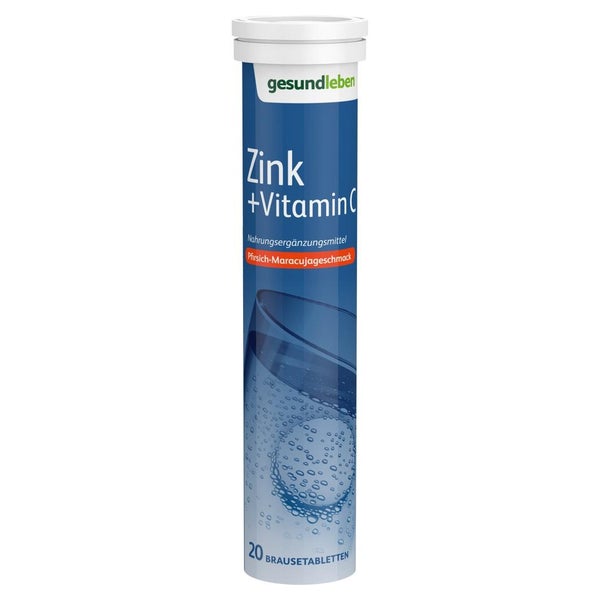 Gesund Leben Zink + Vitamin C Brausetabletten 20 St