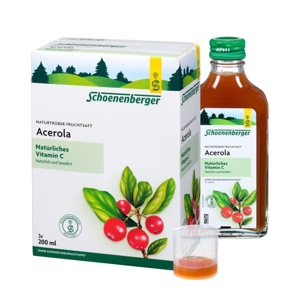 Acerola SAFT Schoenenberger Heilpflanzen 3X200 ml