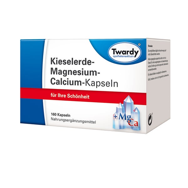 Kieselerde Magnesium Calcium Kapseln 160 St