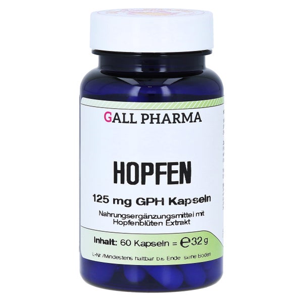 Hopfen 125 mg GPH Kapseln 60 St