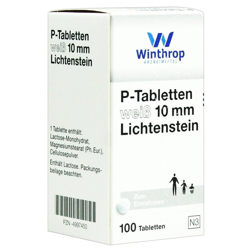 P Tabletten weiß 10 mm 100 St