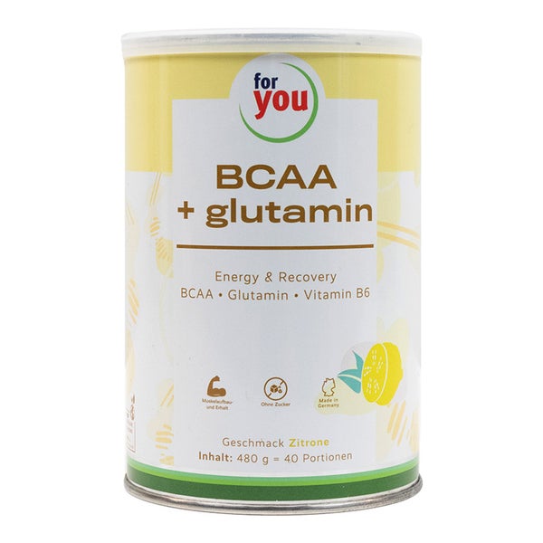 for you BCAA + Glutamin Energy & Recovery Zitrone 480 g
