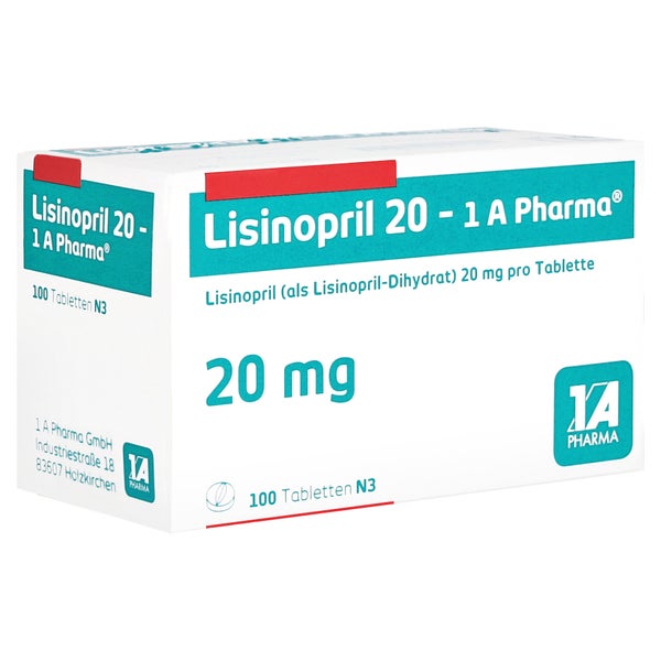 Lisinopril 20-1a Pharma Tabletten 100 St