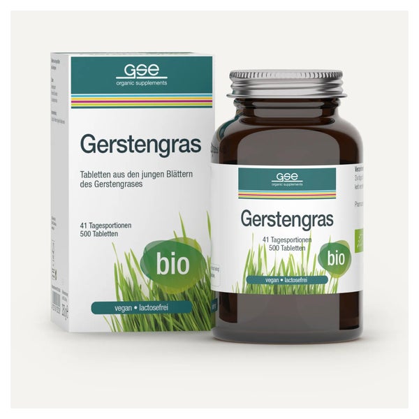 GSE Gerstengras Tabletten (Bio) 500 St