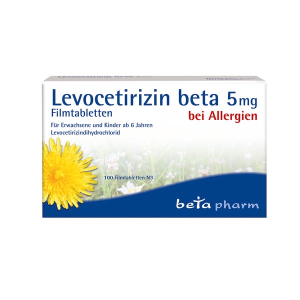 Levocetirizin beta 5 mg 100 St