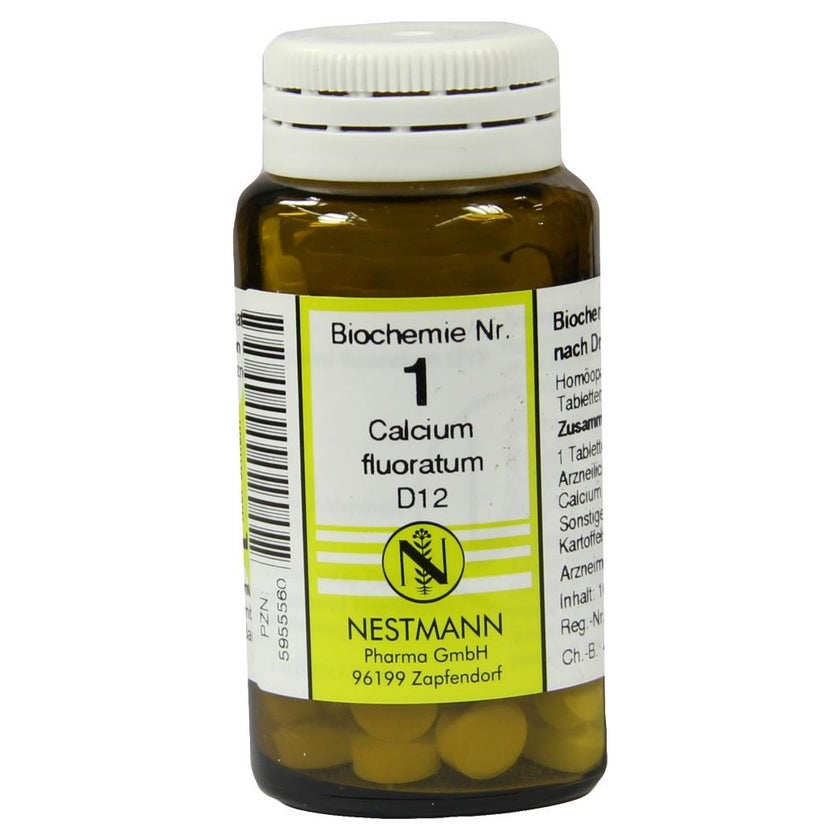 Biochemie 1 Calcium fluoratum D 12 Table 100 St
