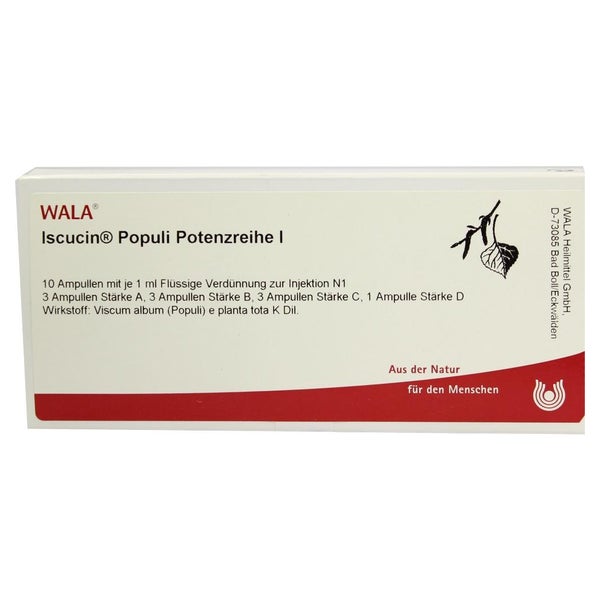 Iscucin Populi Potenzreihe I Ampullen 10X1 ml