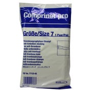 Produktabbildung: Comprinet pro Thromboseprophylaxe-Strumpf, oberschenkellang, weiß, Gr. 7 2 St
