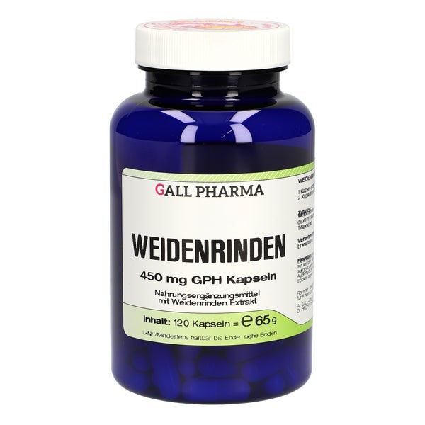 Weidenrinden 450 mg GPH Kapseln 120 St