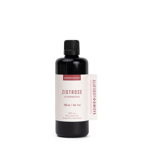 Kasimir+Lieselotte Zistrose Tinktur Alkoholfrei Bio 100 ml