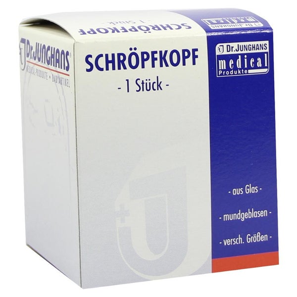 Schröpfkopf 3 cm Glas 1 St