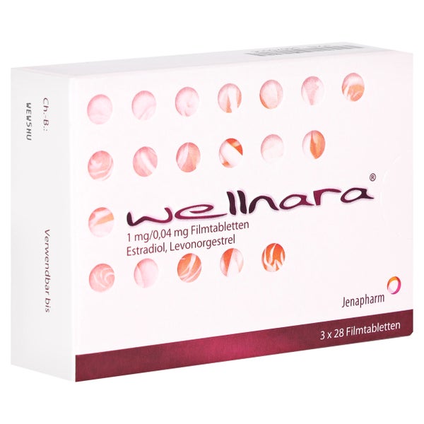 Wellnara 1 Mg/0,04 mg Filmtabletten 3X28 St