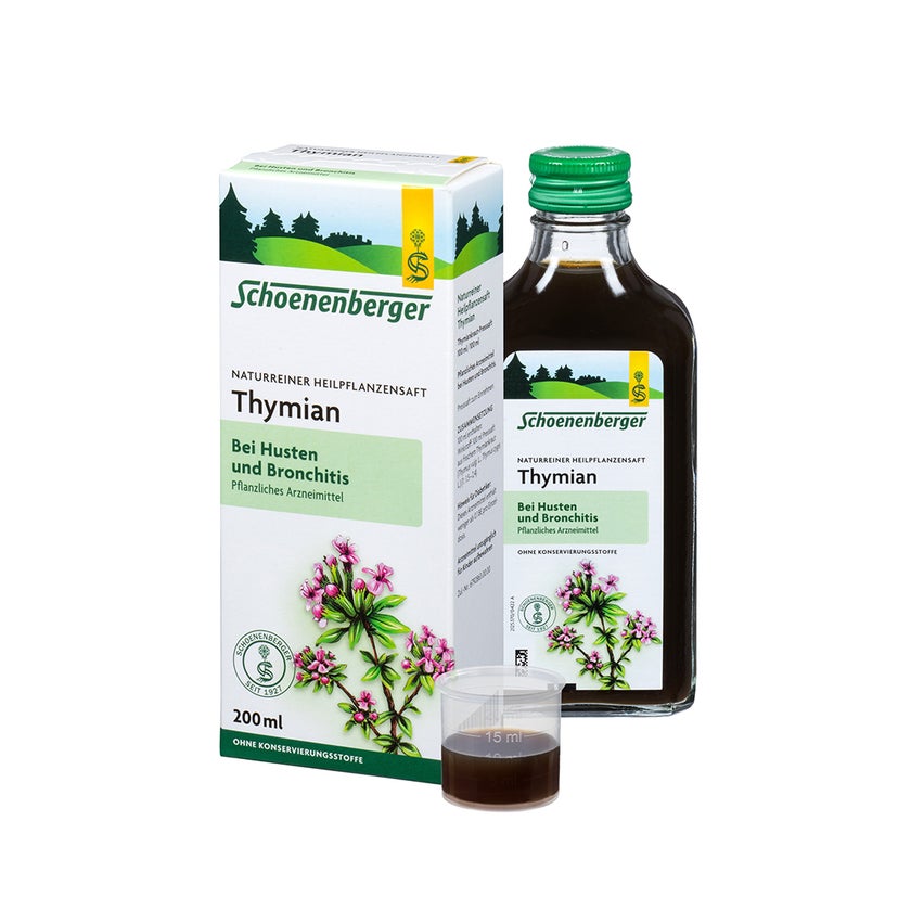 Schoenenberger Heilpflanzensaft Thymian 200 ml