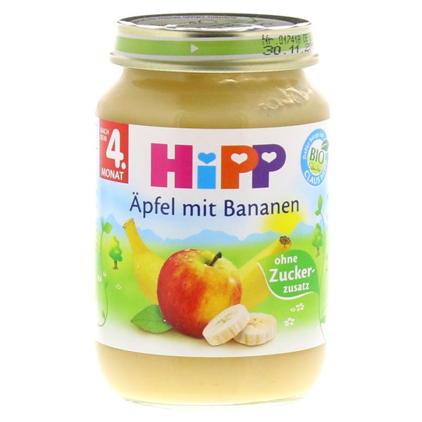 HIPP Früchte Äpfel m.Bananen 190 g