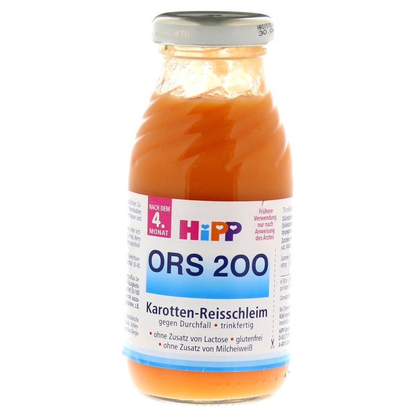HIPP ORS 200 trinkf.Karotten Reisschleim 0,2 l