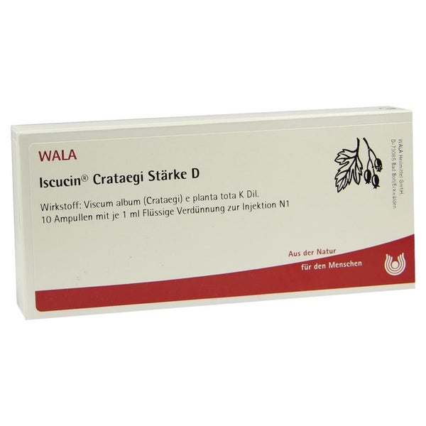 Iscucin Crataegi Stärke D Ampullen 10X1 ml