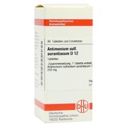 Antimonium Sulfuratum Aurantiacum D 12 T 80 St