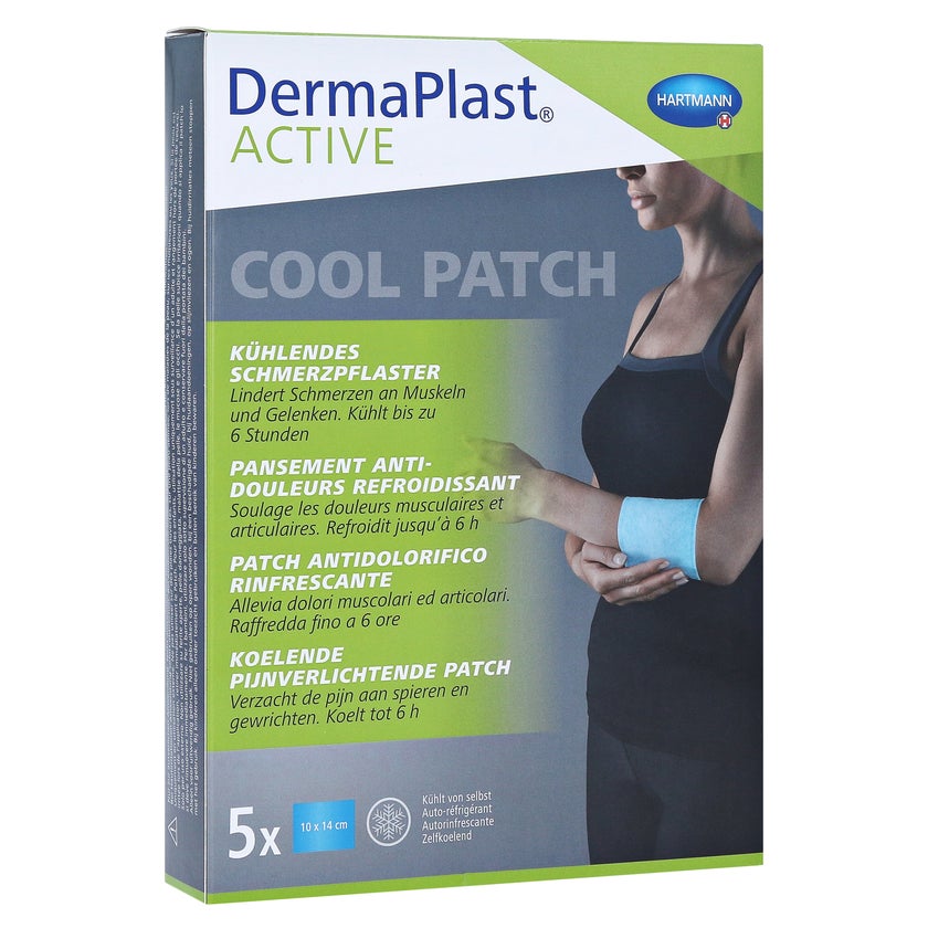 DermaPlast Active Cool Patch 10x14cm 5 St