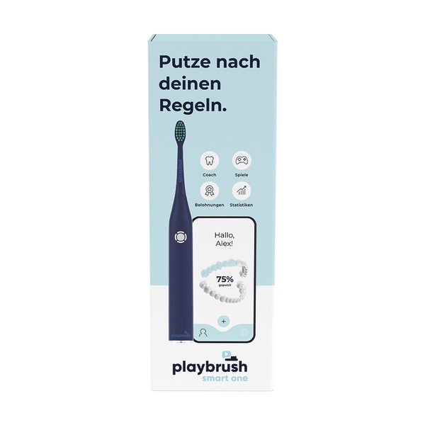 Playbrush Smart One Schallzahnbürste mit App Navy 1 St