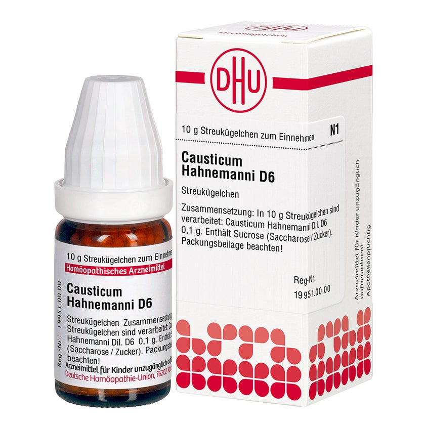 Causticum Hahnemanni D 6 Globuli 10 g