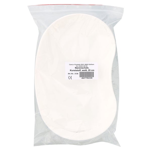 Nierenschale Kunststoff weiß 45x150x250 1 St