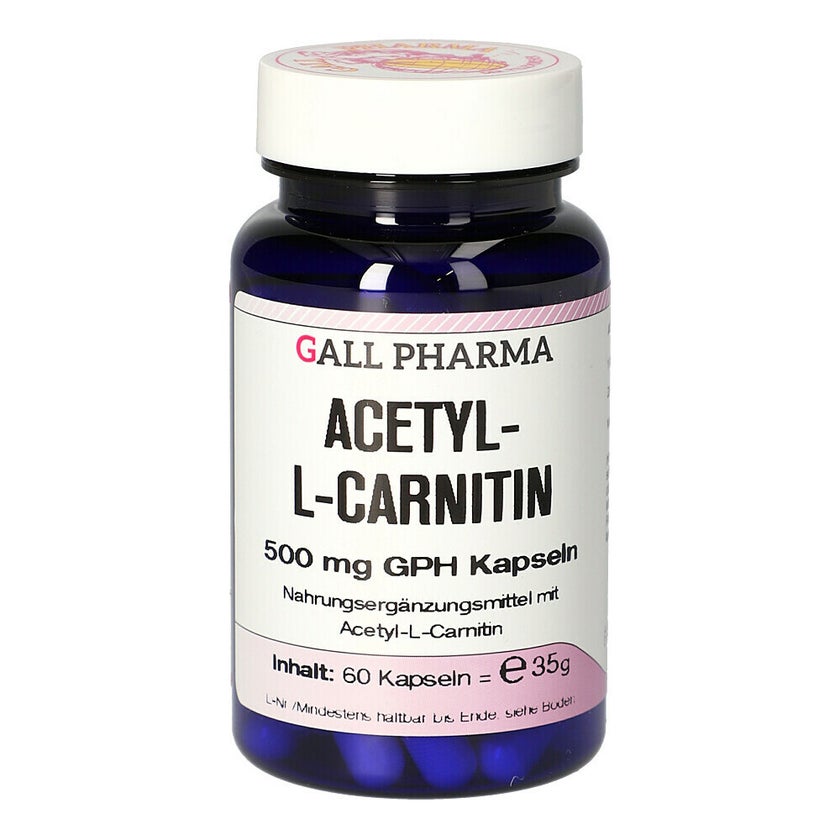 Acetyl-l-carnitin 500 mg Kapseln 60 St