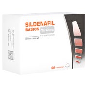 Produktabbildung: Sildenafil Basics 100 mg Filmtabletten 60 St