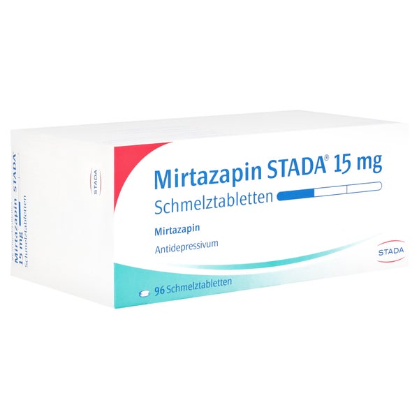 Mirtazapin Stada 15 mg Schmelztabletten 96 St