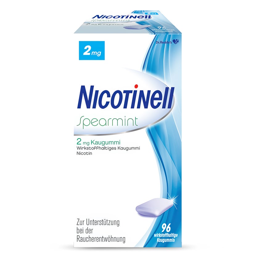 Nicotinell Kaugummi 2 mg Spearmint 96 St