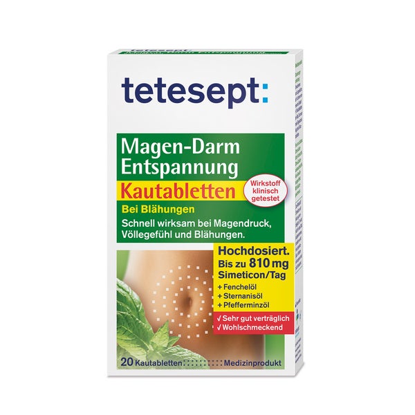 tetesept Magen Darm Entspannung Kautabletten 20 St