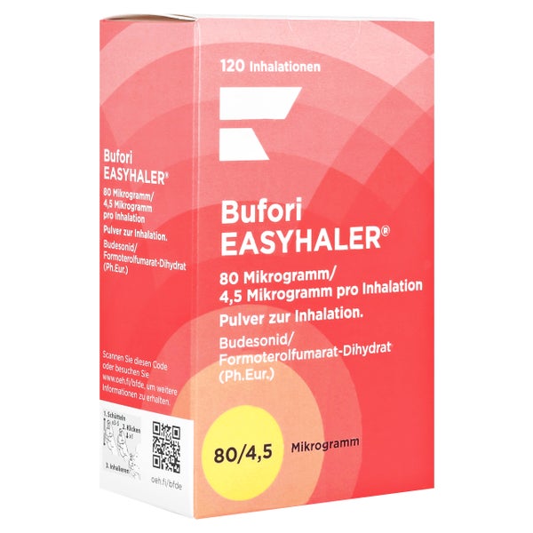 Bufori Easyhaler 80/4,5 µg/Dosis 120 ED 1 St