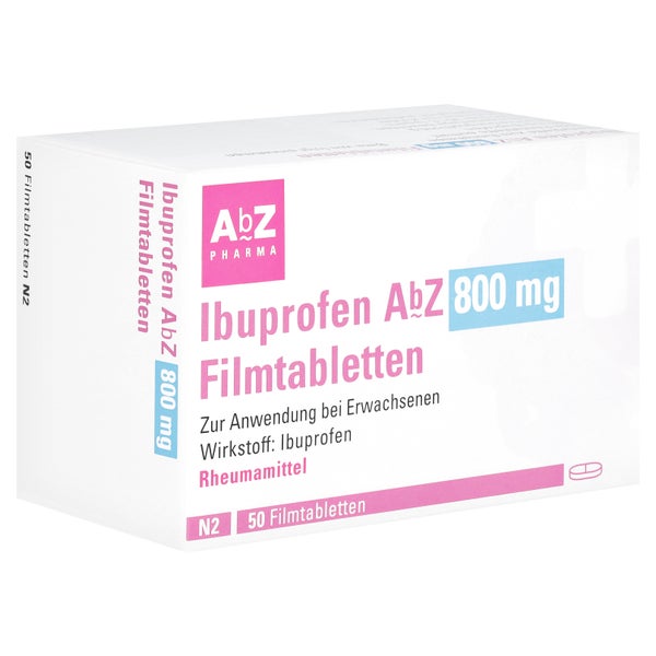 Ibuprofen AbZ 800 mg Filmtabletten 50 St