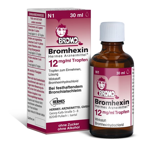 Bromhexin Hermes Arzneimittel 12mg/ml 30 ml