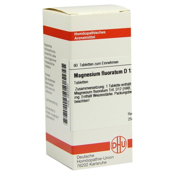 Magnesium Fluoratum D 12 Tabletten 80 St