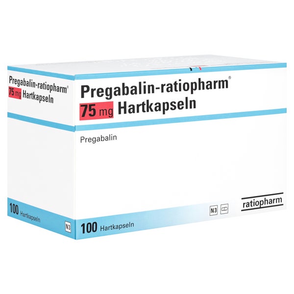 Pregabalin-ratiopharm 75 mg Hartkapseln 100 St