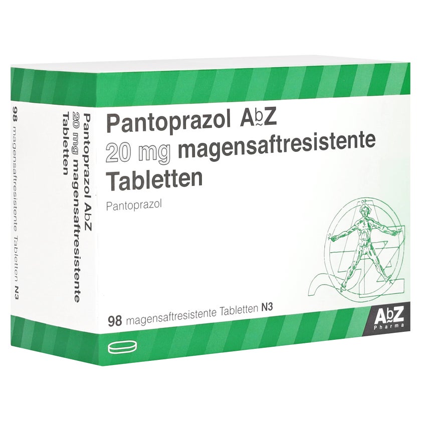 PANTOPRAZOL AbZ 20 mg magensaftres.Tabletten 98 St