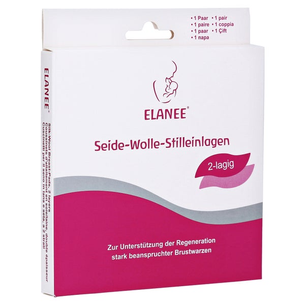 Elanee Stilleinlagen Seide-wolle 2lagig 2 St