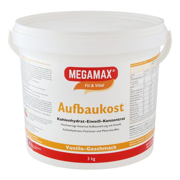 MEGAMAX AUFBAUKOST VANILLE 3 kg