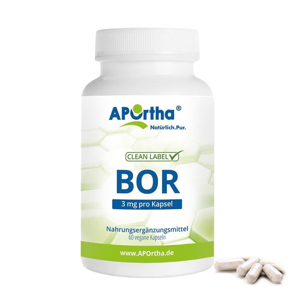 APOrtha® Bor - 3 mg - vegane Kapseln 60 St