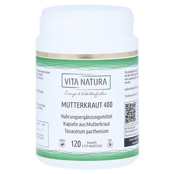 Mutterkraut 400 mg Vegi-Kapseln 120 St
