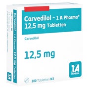 Carvedilol-1a Pharma 12,5 mg Tabletten 100 St