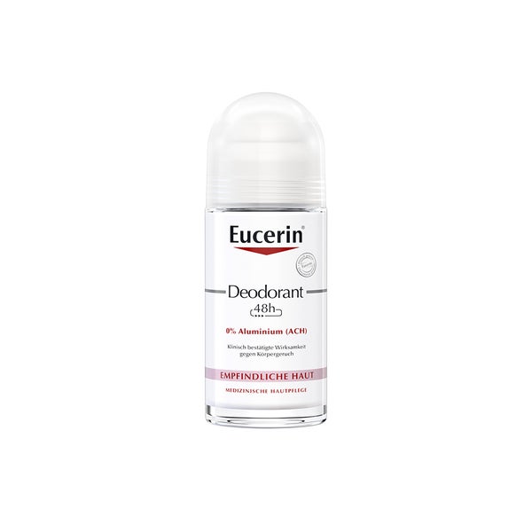 Eucerin Deodorant Roll-on Empfindliche Haut 48h 0% Aluminium 50 ml