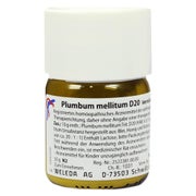 Produktabbildung: Plumbum Mellitum D 20 Trituration 50 g