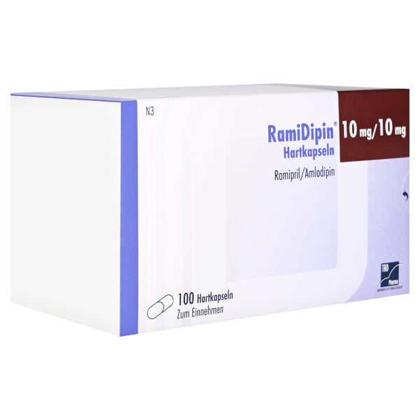 Ramidipin 10 Mg/10 mg Hartkapseln 100 St
